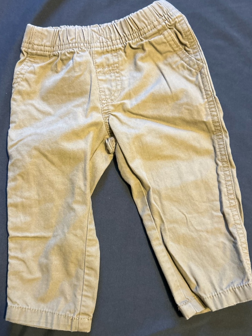 Carter's Tan Elastic-Waist Casual Pants